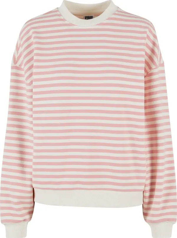 Urban Classics Urban Classics Sweater majica  ecru/prljavo bijela / prljavo roza