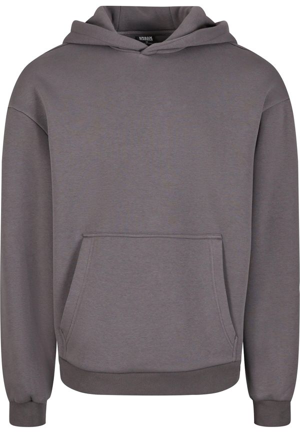 Urban Classics Urban Classics Sweater majica 'Fluffy'  tamo siva