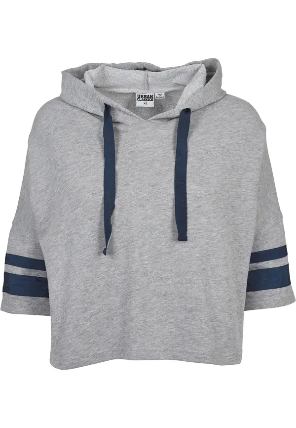 Urban Classics Urban Classics Sweater majica  mornarsko plava / siva melange