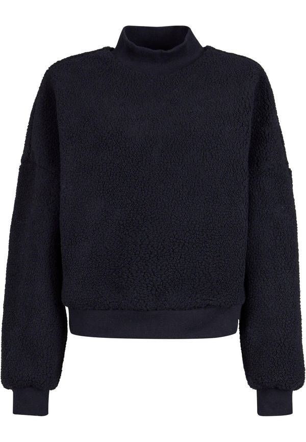 Urban Classics Urban Classics Sweater majica 'Sherpa'  crna