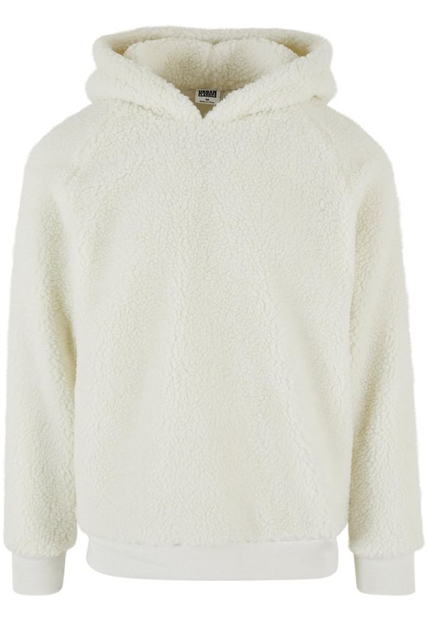 Urban Classics Urban Classics Sweater majica 'Sherpa'  vuneno bijela