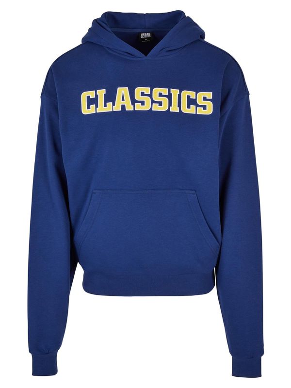 Urban Classics Urban Classics Sweater majica  tamno plava / žuta / bijela