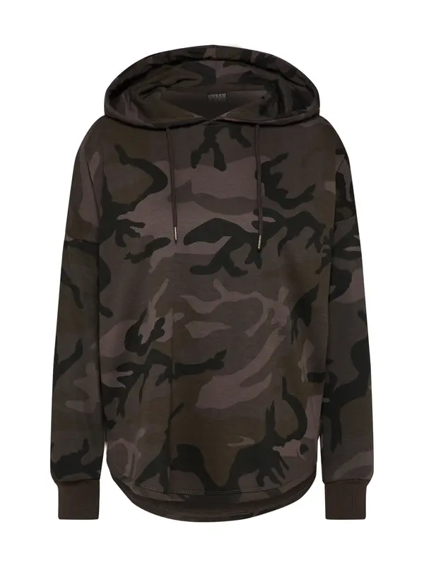 Urban Classics Urban Classics Sweater majica  tamno smeđa / kaki