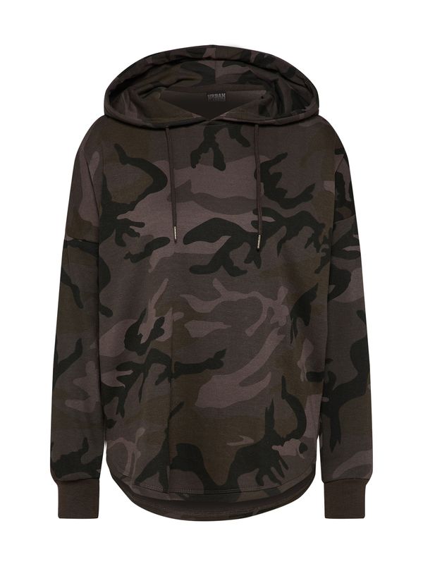 Urban Classics Urban Classics Sweater majica  tamno smeđa / kaki