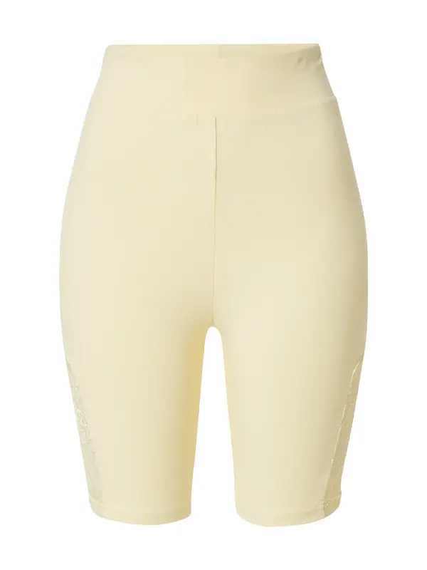 Urban Classics Urban Classics Tajice 'Lace'  pastelno žuta