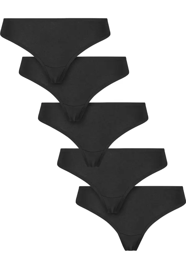 Urban Classics Urban Classics Tanga gaćice  crna