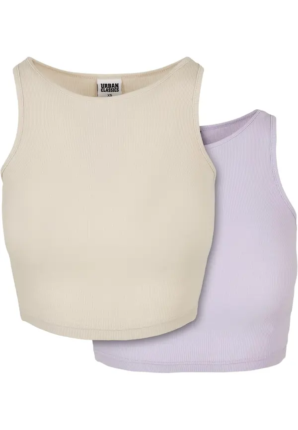 Urban Classics Urban Classics Top  bež / lavanda