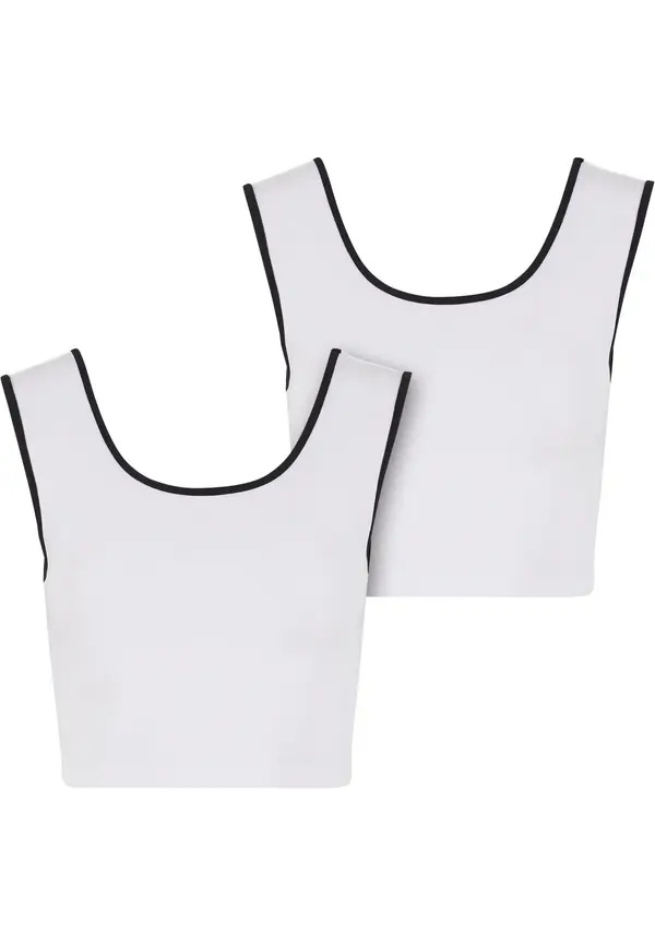 Urban Classics Urban Classics Top  crna / bijela