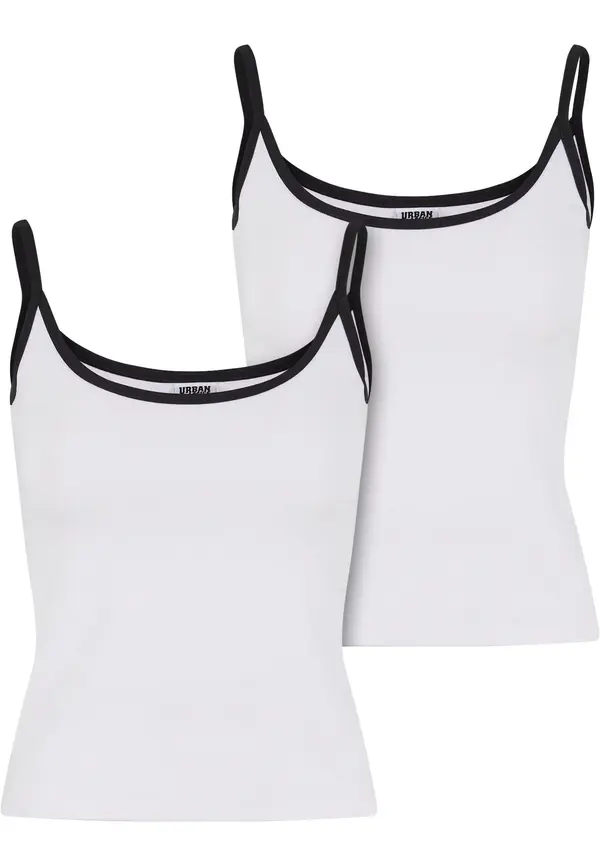 Urban Classics Urban Classics Top  crna / bijela