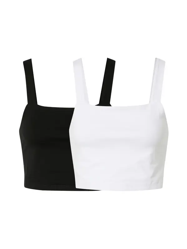 Urban Classics Urban Classics Top  crna / bijela