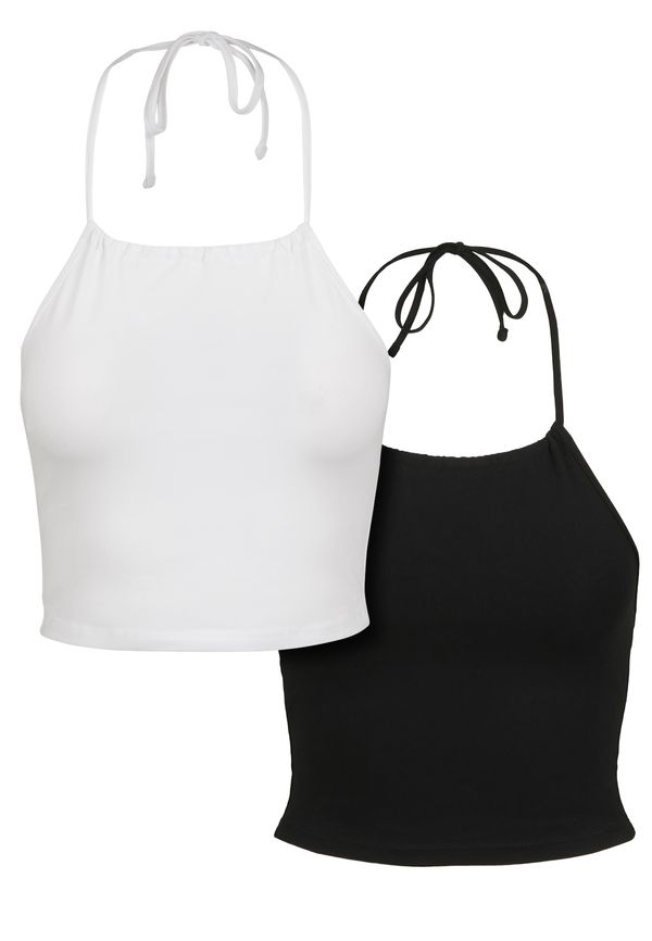 Urban Classics Urban Classics Top  crna / bijela