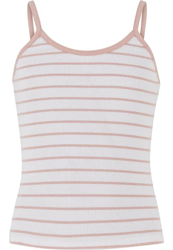 Urban Classics Urban Classics Top  roza / bijela