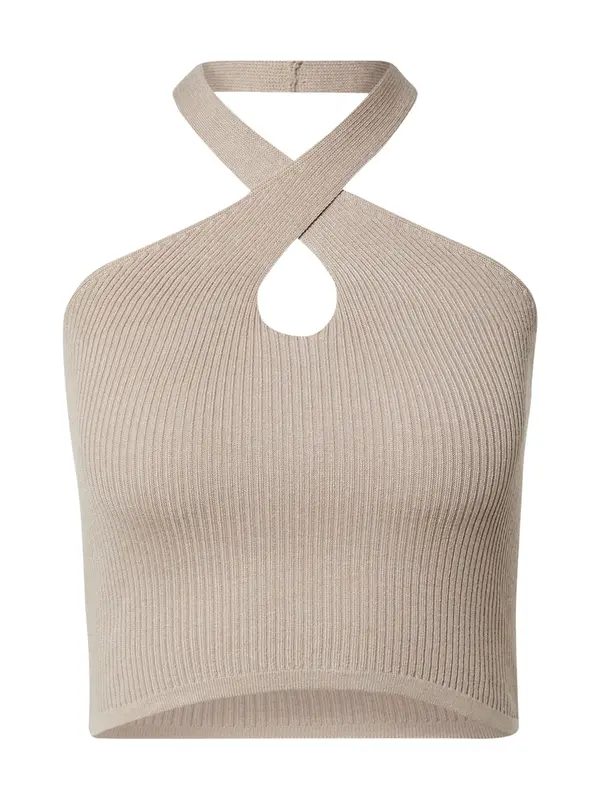 Urban Classics Urban Classics Top s naramenicama  bež siva