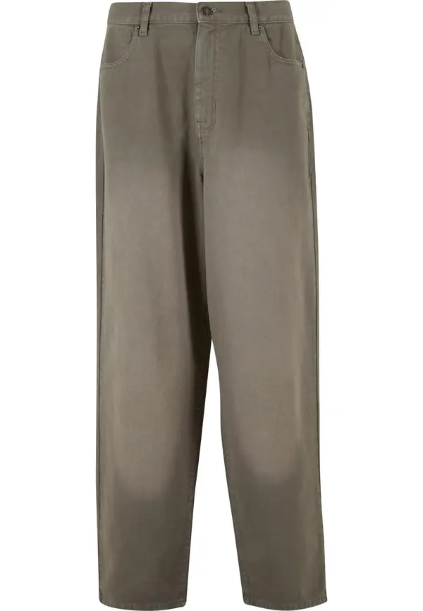 Urban Classics Urban Classics Traperice ' 90‘s Jeans '  maslinasta