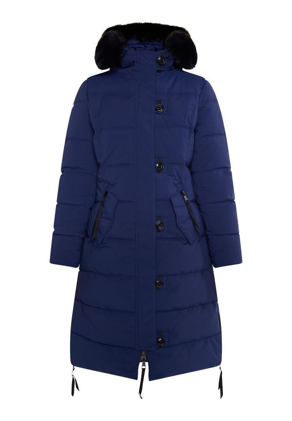 usha BLUE LABEL usha BLUE LABEL Zimski kaput 'Fenia'  morsko plava / crna