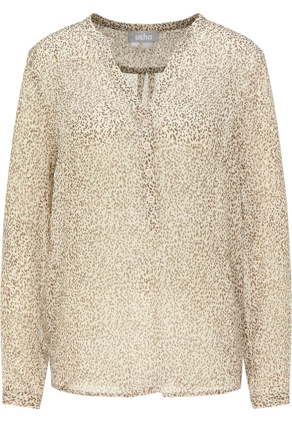 Usha Usha Bluza  bež / brokat