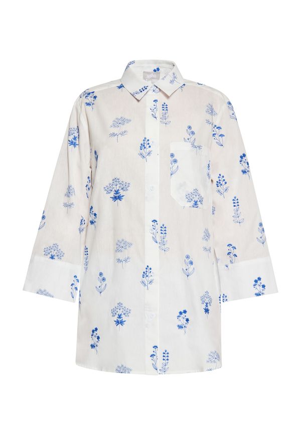 Usha Usha Bluza  plava / bijela