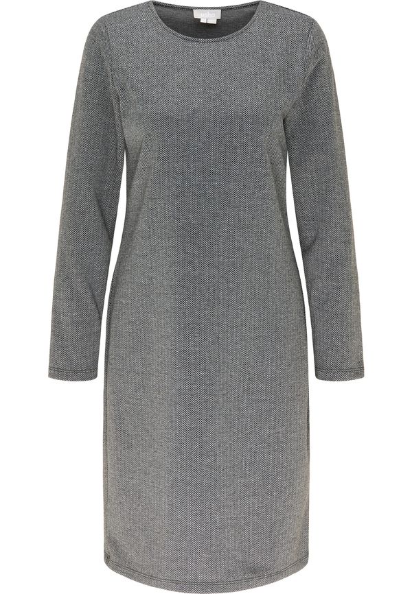 Usha Usha Haljina  svijetlosiva / crna