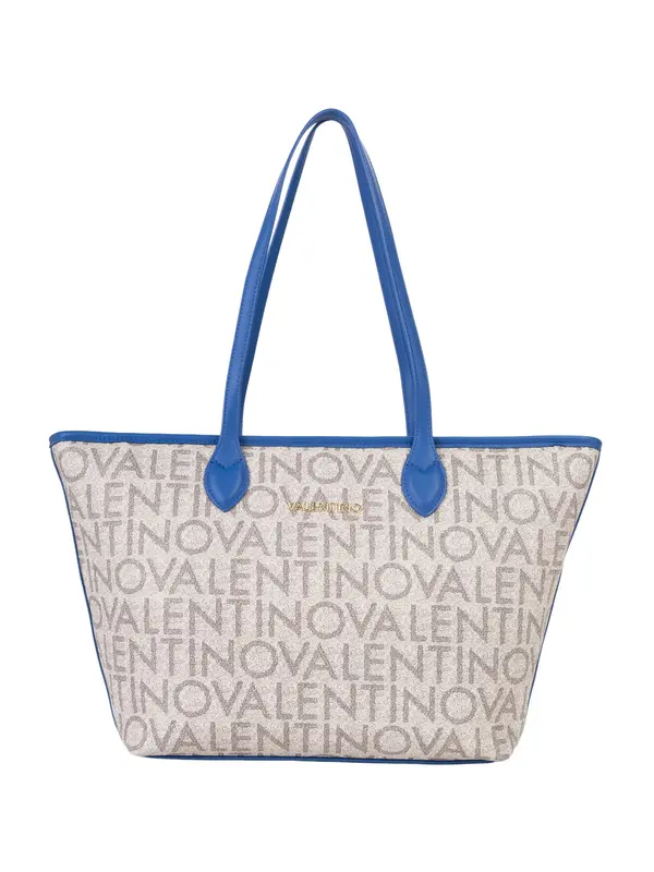 VALENTINO VALENTINO Shopper torba  bež / plava / smeđa