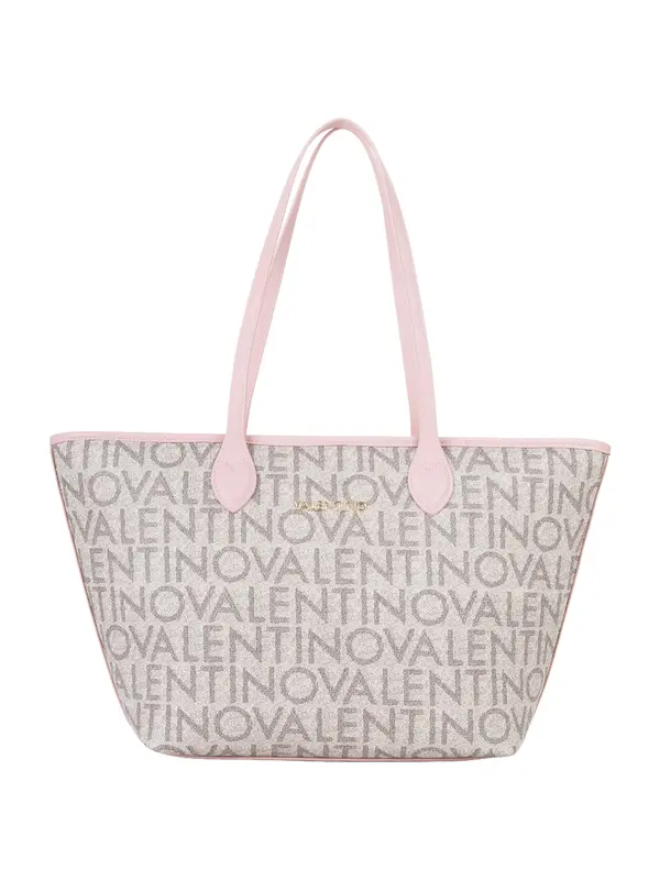 VALENTINO VALENTINO Shopper torba  bež / siva / roza