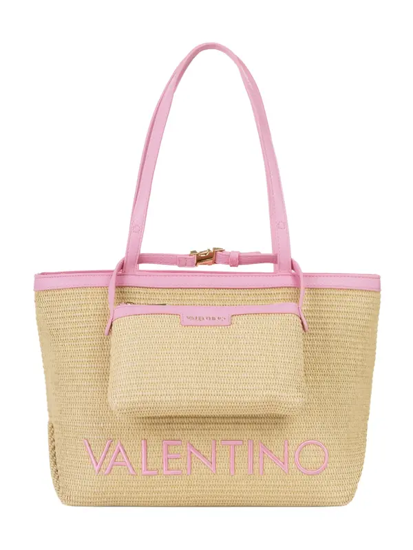 VALENTINO VALENTINO Shopper torba  roza / vuneno bijela