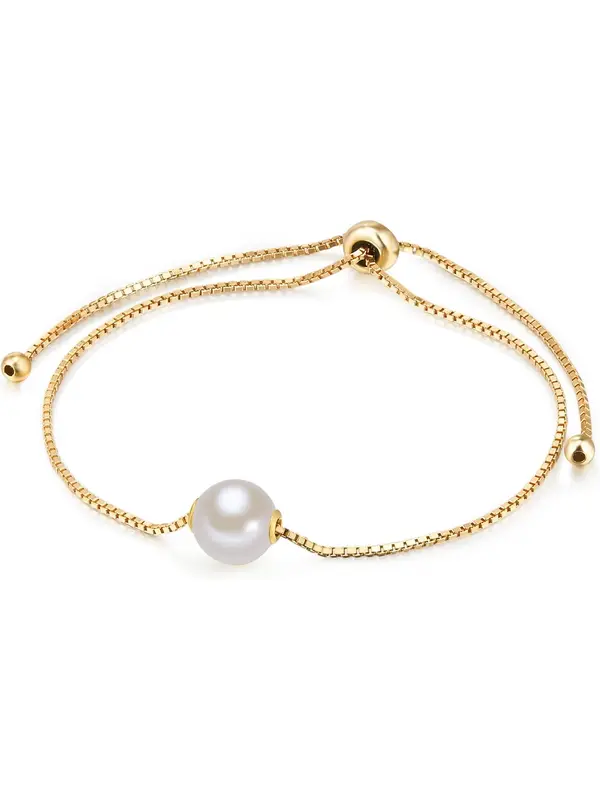 Valero Pearls Valero Pearls Narukvica  zlatna / biserno bijela