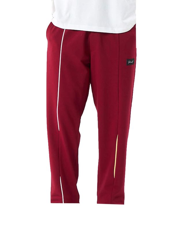 VAMOS CLO VAMOS CLO Hlače 'Baltimore'  burgund / crna / bijela