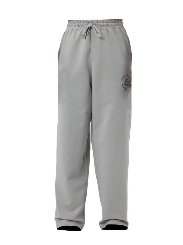 VAMOS CLO VAMOS CLO Hlače 'Cotton Flower'  siva