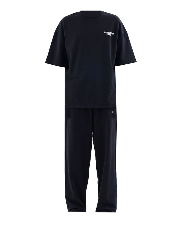 VAMOS CLO VAMOS CLO Hlače  crna / bijela