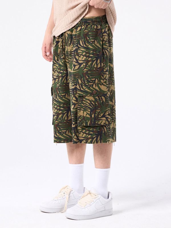 VAMOS CLO VAMOS CLO Hlače 'Durham'  bež / smeđa / zelena