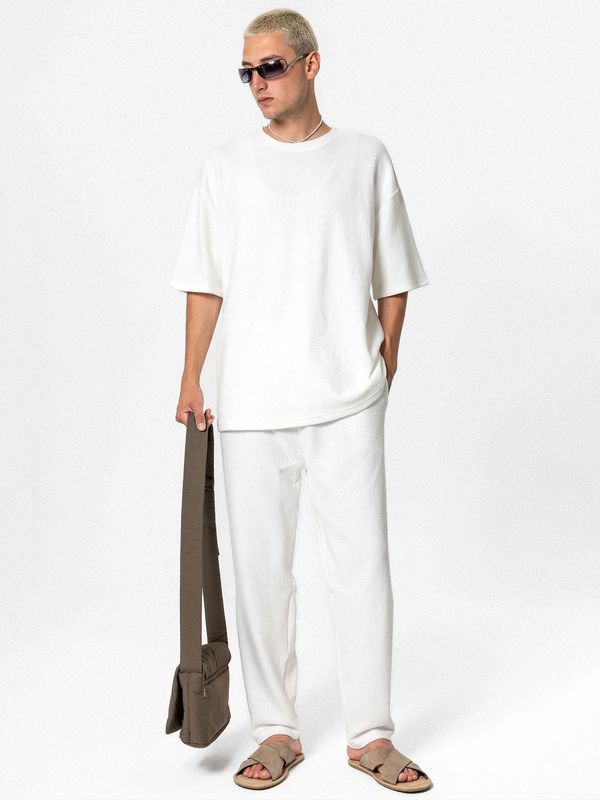 VAMOS CLO VAMOS CLO Hlače 'Flax'  prljavo bijela