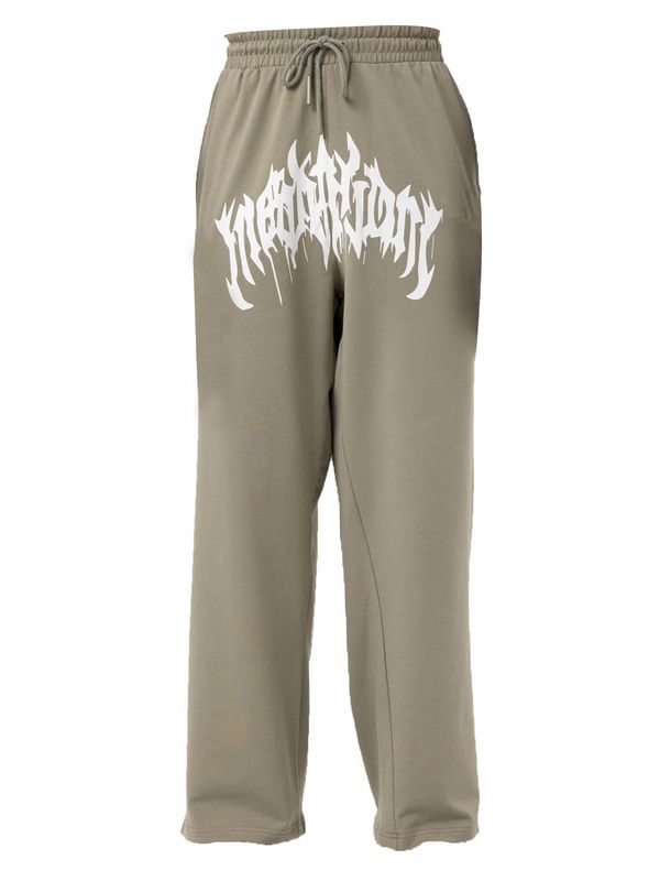 VAMOS CLO VAMOS CLO Hlače 'Fumitory'  maslinasta / bijela