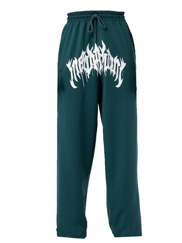 VAMOS CLO VAMOS CLO Hlače 'Fumitory'  petrol / bijela