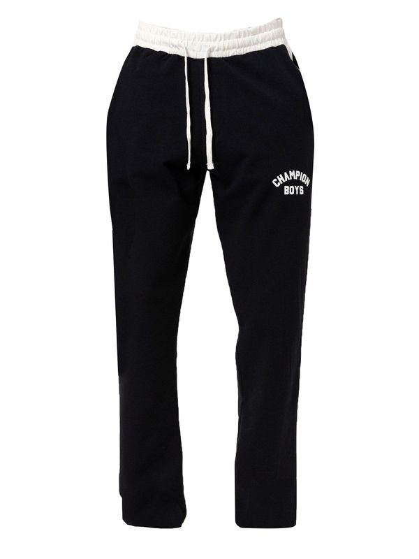 VAMOS CLO VAMOS CLO Hlače 'Hibiscus'  crna / bijela