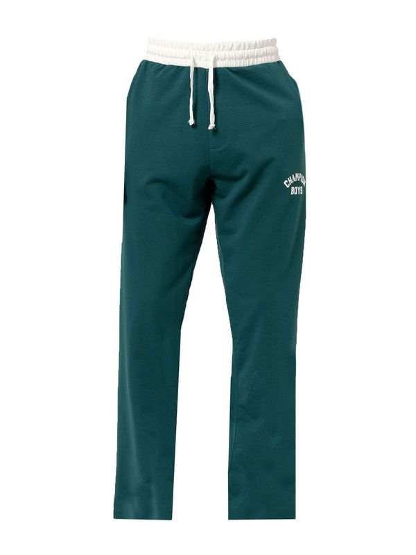 VAMOS CLO VAMOS CLO Hlače 'Hibiscus'  petrol