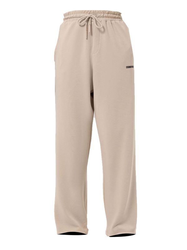 VAMOS CLO VAMOS CLO Hlače 'Japanese Anemone'  bež / crna