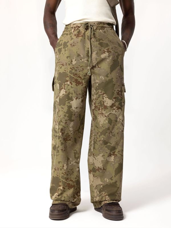 VAMOS CLO VAMOS CLO Hlače  kaki / maslinasta