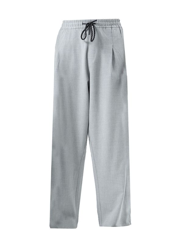 VAMOS CLO VAMOS CLO Hlače s naborima 'CLEVALEND '  siva