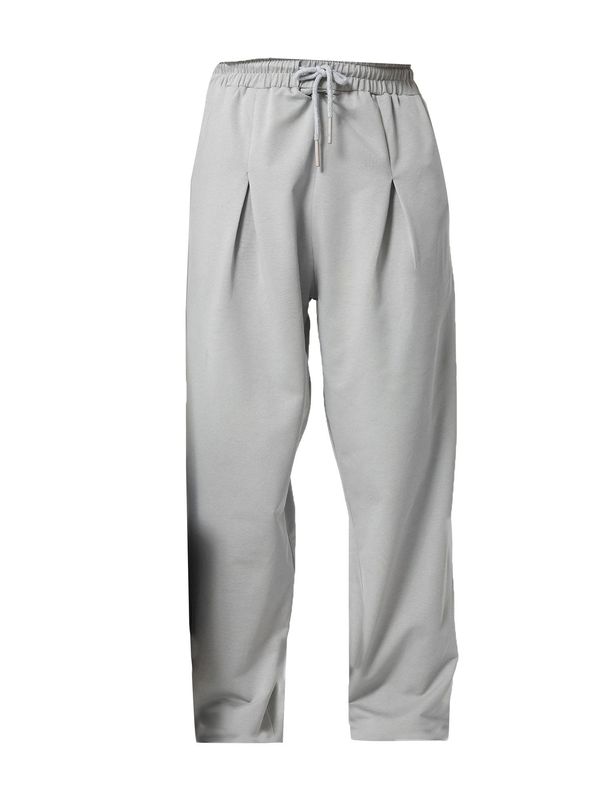 VAMOS CLO VAMOS CLO Hlače s naborima 'Haltom City'  siva / svijetlosiva