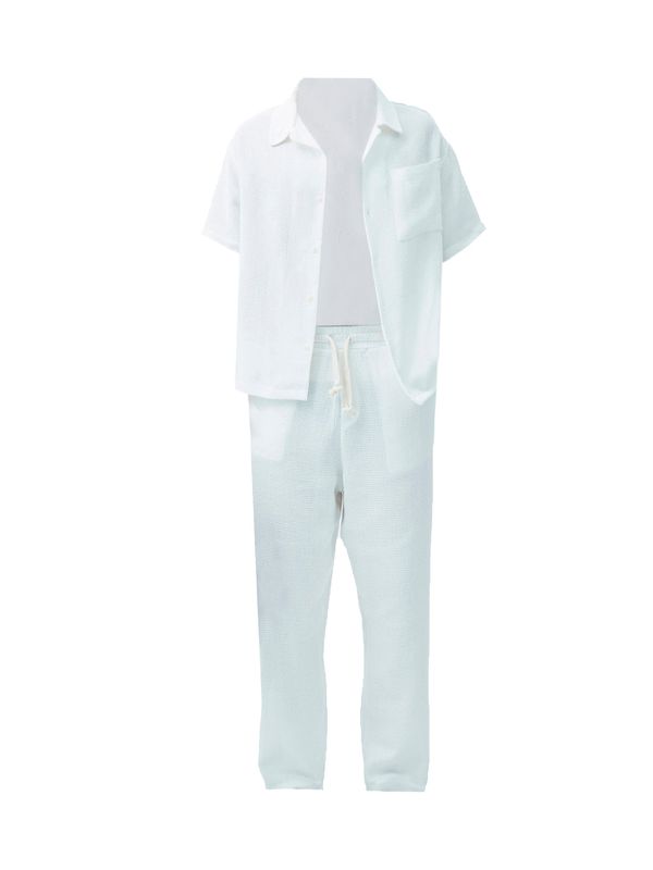 VAMOS CLO VAMOS CLO Hlače 'Tarn'  bijela