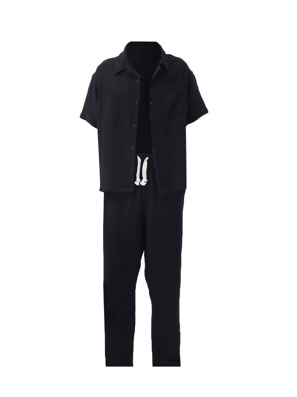 VAMOS CLO VAMOS CLO Hlače 'Tarn'  crna