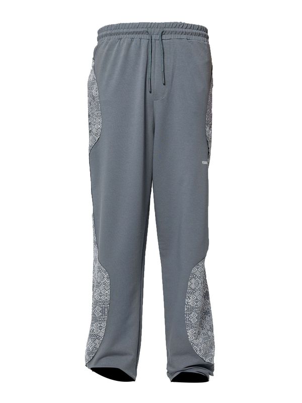 VAMOS CLO VAMOS CLO Hlače 'Tropaeolum'  dimno siva / miks boja