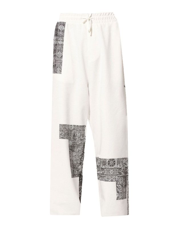 VAMOS CLO VAMOS CLO Hlače 'Wax Plant'  moka smeđa / prljavo bijela