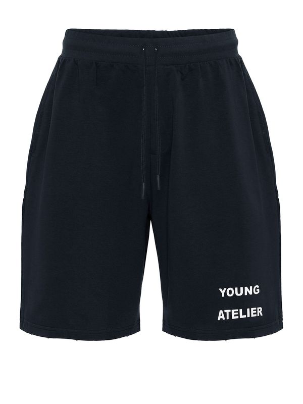 VAMOS CLO VAMOS CLO Hlače 'Yvelines'  crna / bijela