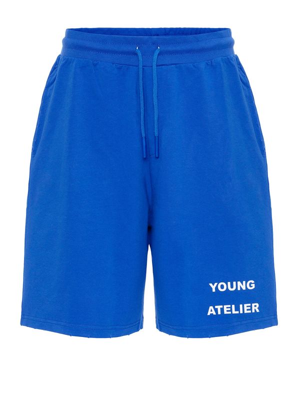 VAMOS CLO VAMOS CLO Hlače 'Yvelines'  kraljevsko plava / bijela