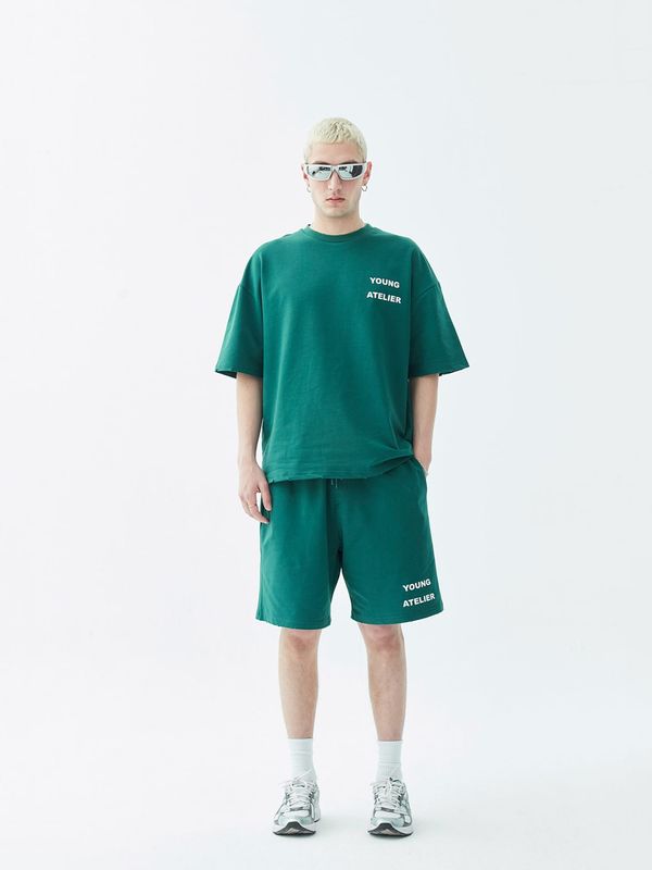 VAMOS CLO VAMOS CLO Hlače 'Yvelines'  tamno zelena / bijela