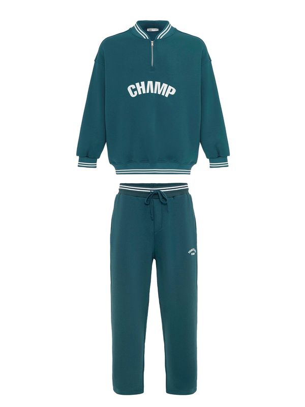 VAMOS CLO VAMOS CLO Jednodijelna pidžama  petrol / bijela