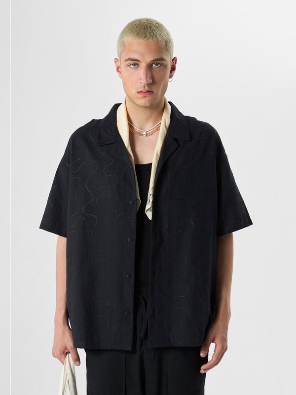 VAMOS CLO VAMOS CLO Košulja 'Amaranth'  crna