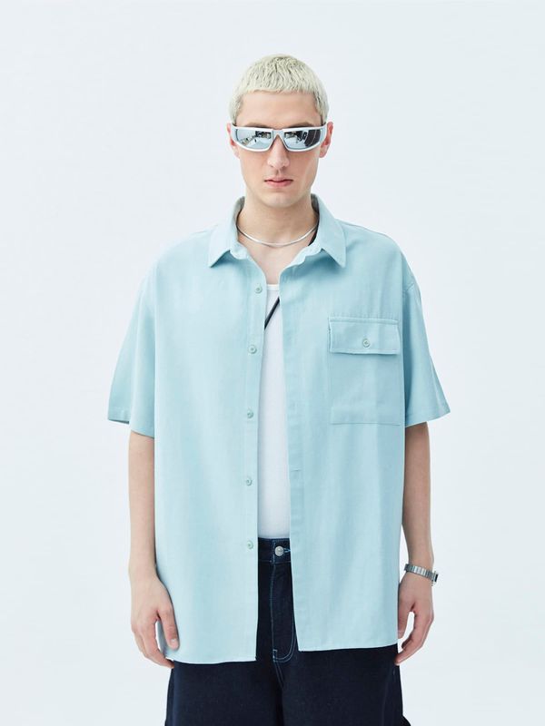 VAMOS CLO VAMOS CLO Košulja 'Arlington'  nebesko plava