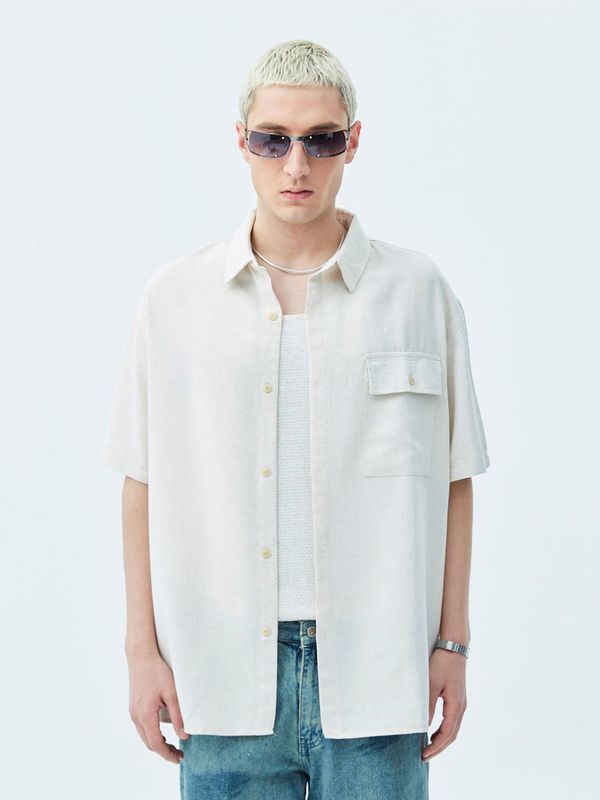 VAMOS CLO VAMOS CLO Košulja 'Arlington'  prljavo bijela